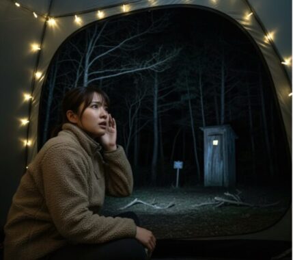 ソロキャンプ 夜 トイレ 怖い