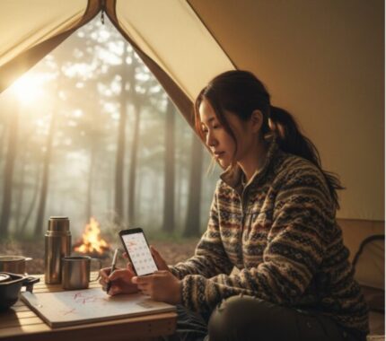 生理中　ソロキャンプ 過ごし方