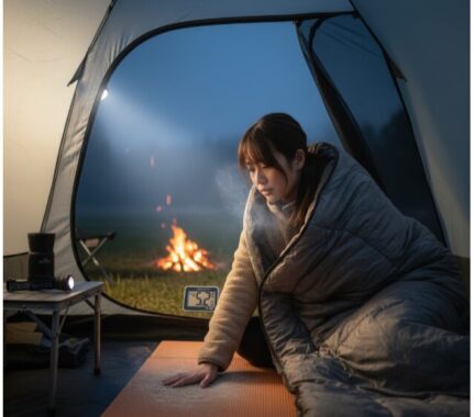 キャンプ 15度 寝るとき