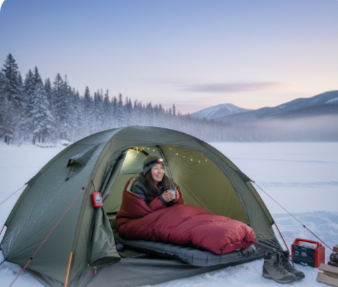 ソロキャンプ 女子 冬 寒さ対策