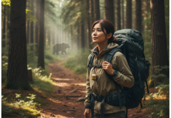 ソロキャンプ 女子 熊対策 鈴