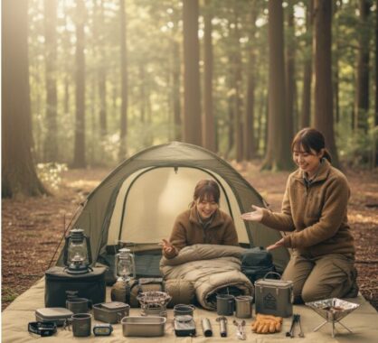 ソロキャンプ 必需品 女子