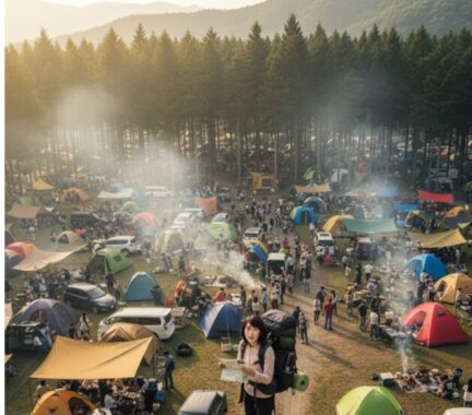 道志の森 キャンプ場 混雑